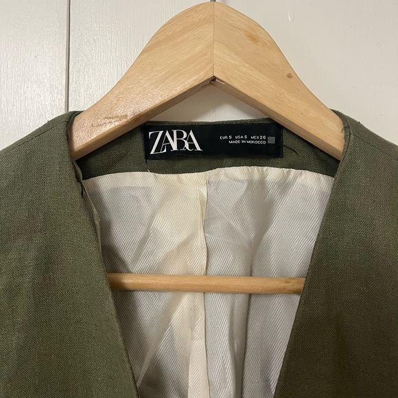 Zara Linen like Vest - Picture 3 of 5